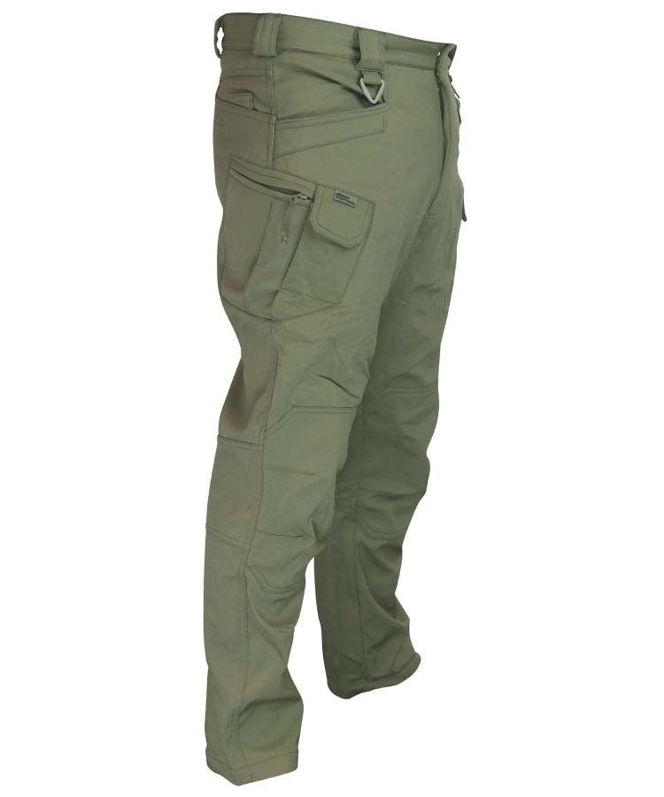 Patriot Tactical Soft Shell Trousers - Olive Green